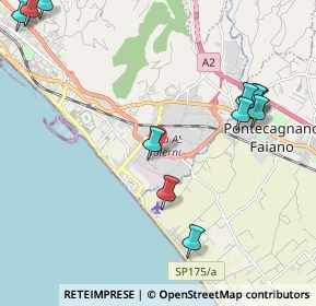Mappa Via Brun Stefano, 84131 Salerno SA, Italia (2.85083)