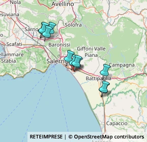 Mappa Via Brun Stefano, 84131 Salerno SA, Italia (12.22182)