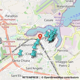 Mappa Via Dè Carpentieri, 72100 Brindisi BR, Italia (0.732)