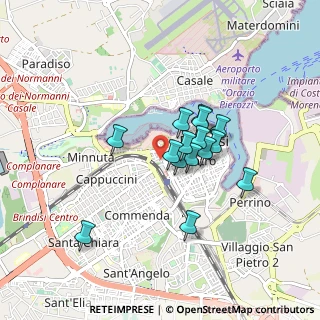 Mappa Via Dè Carpentieri, 72100 Brindisi BR, Italia (0.70333)