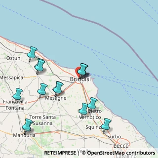 Mappa Via Dè Carpentieri, 72100 Brindisi BR, Italia (18.96067)