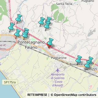 Mappa Via Gaetano Salvemini, 84090 Pontecagnano Faiano SA, Italia (2.80167)