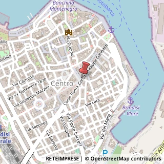 Mappa Corso Garibaldi Giuseppe, 6, 72019 Brindisi, Brindisi (Puglia)