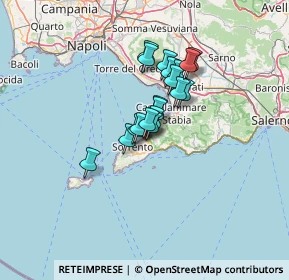 Mappa Via Francesco Ciampa, 80063 Piano di Sorrento NA, Italia (9.12368)