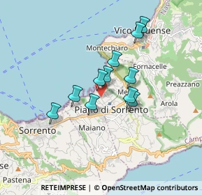 Mappa Via Francesco Ciampa, 80063 Piano di Sorrento NA, Italia (1.41182)