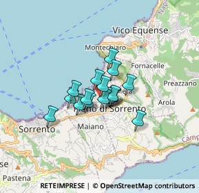 Mappa Via Francesco Ciampa, 80063 Piano di Sorrento NA, Italia (0.99529)