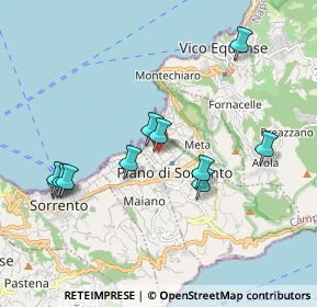 Mappa Via Francesco Ciampa, 80063 Piano di Sorrento NA, Italia (2.03091)