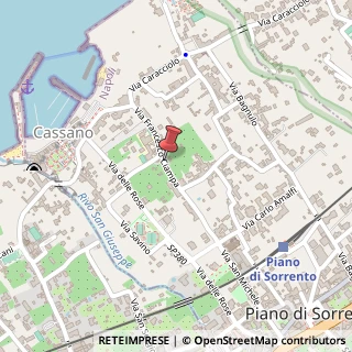 Mappa Via Ciampa Francesco, 44, 80063 Piano di Sorrento, Napoli (Campania)