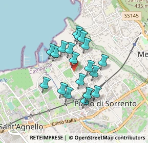 Mappa Via Francesco Ciampa, 80063 Piano di Sorrento NA, Italia (0.3635)