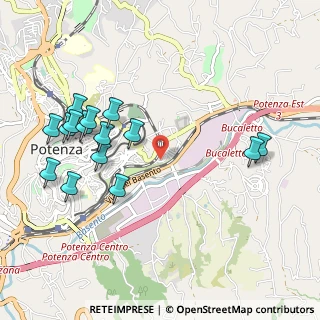 Mappa Via Anna Maria Ortese, 85100 Potenza PZ, Italia (1.21333)