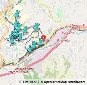 Mappa Via Anna Maria Ortese, 85100 Potenza PZ, Italia (1.18875)