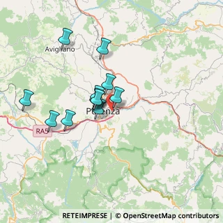 Mappa Via Anna Maria Ortese, 85100 Potenza PZ, Italia (6.22)