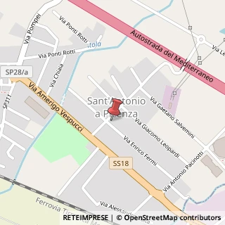Mappa Via Enrico Fermi, 7, 84098 Pontecagnano Faiano, Salerno (Campania)
