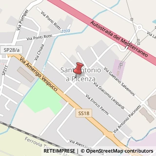Mappa Via Leonardo Da Vinci, 5, 84098 Pontecagnano Faiano, Salerno (Campania)