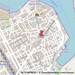 Mappa Corso Umberto I, 2, 72100 Brindisi, Brindisi (Puglia)