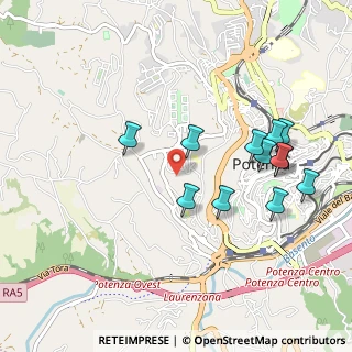 Mappa Via Mar Egeo, 85100 Potenza PZ, Italia (1.065)