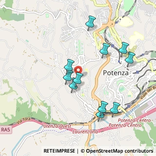 Mappa Via Mar Egeo, 85100 Potenza PZ, Italia (1.01545)