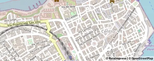 Mappa Brindisi