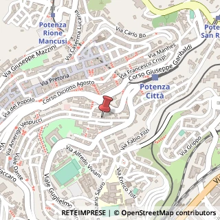 Mappa Via Giuseppe Verdi, 12, 85100 Potenza, Potenza (Basilicata)