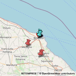 Mappa Via Colombo Cristoforo, 72100 Brindisi BR, Italia (5.8925)