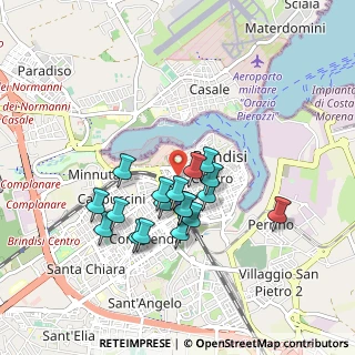 Mappa Via Colombo Cristoforo, 72100 Brindisi BR, Italia (0.8)