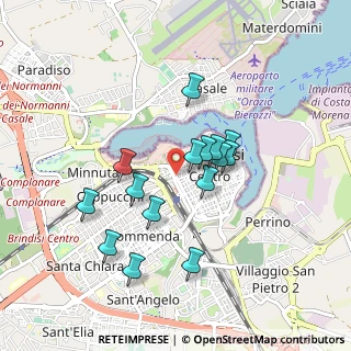 Mappa Via Colombo Cristoforo, 72100 Brindisi BR, Italia (0.82133)