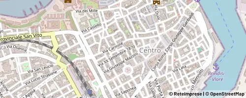 Mappa Brindisi