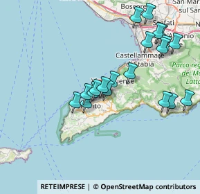 Mappa Via Ripa di Cassano, 80065 Piano di Sorrento NA, Italia (8.044)