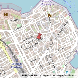 Mappa Via Masaniello, 30, 72100 Brindisi, Brindisi (Puglia)