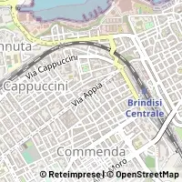 Mapa Brindisi