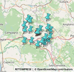 Mappa Via Annunziata, 84021 Buccino SA, Italia (9.619)