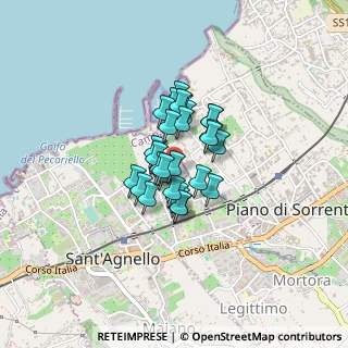 Mappa Via San Sergio, 80063 Piano di Sorrento NA, Italia (0.25172)