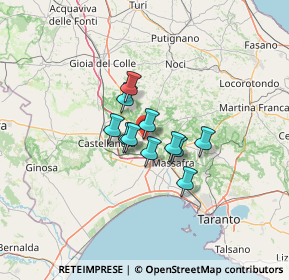 Mappa Via Vito Sansonetti, 74017 Mottola TA, Italia (8.22909)