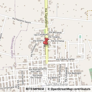 Mappa Via Ettore Tagliaferro, 135, 72018 San Michele Salentino, Brindisi (Puglia)