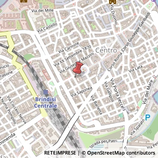 Mappa Corso Umberto I, 113, 72100 Brindisi, Brindisi (Puglia)