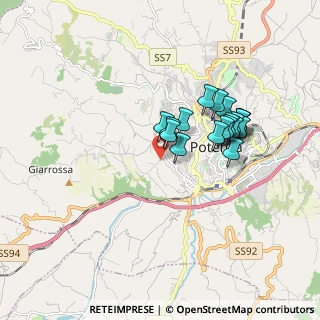 Mappa Via Alberobello, 85100 Potenza PZ, Italia (1.57421)