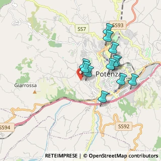 Mappa Via Alberobello, 85100 Potenza PZ, Italia (1.74583)