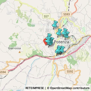 Mappa Via Alberobello, 85100 Potenza PZ, Italia (1.22)