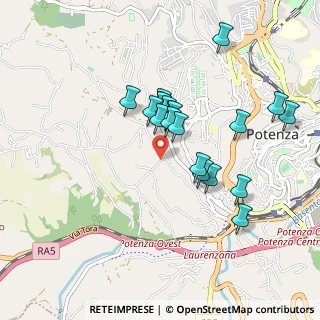 Mappa Via Alberobello, 85100 Potenza PZ, Italia (0.8295)