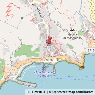 Mappa Via Lorenzo D'Amalfi, 84011 Amalfi SA, Italia, 84011 Amalfi, Salerno (Campania)