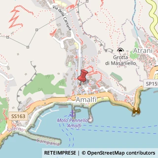 Mappa Via Fra Gerardo Sasso, 11, 84011 Amalfi, Salerno (Campania)