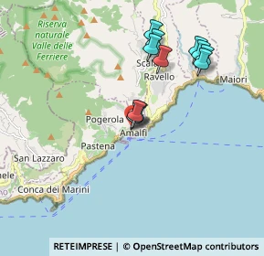 Mappa 84011 Amalfi SA, Italia (1.81818)