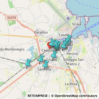 Mappa Via Carso, 72100 Brindisi BR, Italia (1.23833)