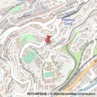 Mappa Via Francesco Baracca,  17, 85100 Potenza, Potenza (Basilicata)