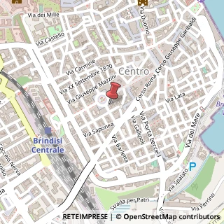 Mappa Piazza Cairoli, 13, 72100 Brindisi, Brindisi (Puglia)