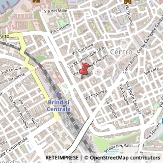 Mappa Corso Umberto I, 108, 72100 Brindisi, Brindisi (Puglia)