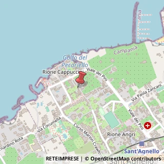 Mappa Via Cappuccini, 83, 80065 Sant'Agnello, Napoli (Campania)