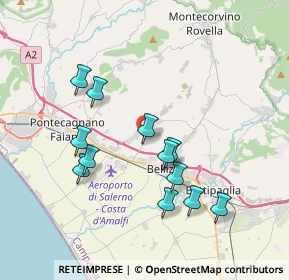 Mappa Bivio S. Cecilia, 84025 Eboli SA, Italia (3.7875)