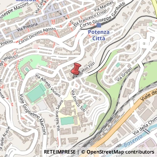 Mappa Via Francesco Baracca, 89, 85100 Potenza, Potenza (Basilicata)