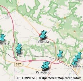Mappa Via Trento, 74017 Mottola TA, Italia (5.373)